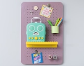 Kitchen organizer - Kitchen decor - Pegboard - Utensil holder - Utensil rack - Wall organizer - Wall storage