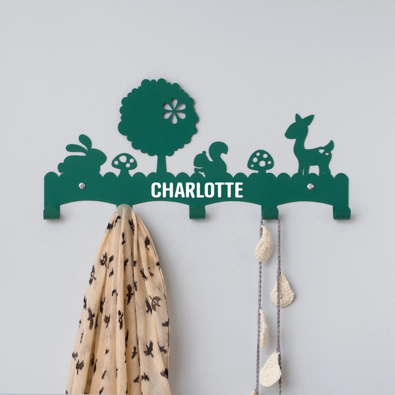 Woodland Wall Hook Etsy