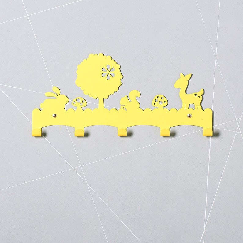 Woodland Wall Hook Etsy