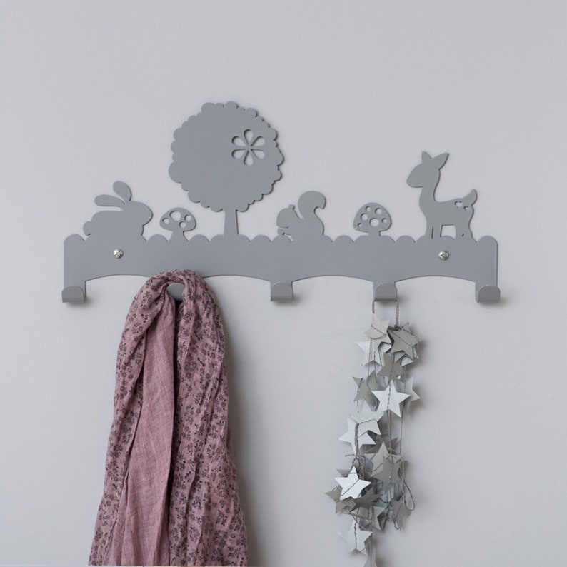 Woodland Wall Hook Etsy