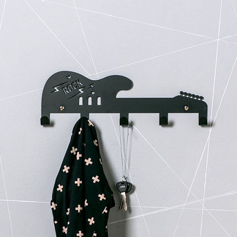 Guitar coat rack Etsy