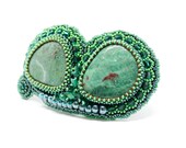 Schmetterling Haarspange Perle Stickerei Haarspange Edelstein Haarschmuck für Frau Stier Geschenk für Geburtstag grüne jade Haarspange für dickes Haar