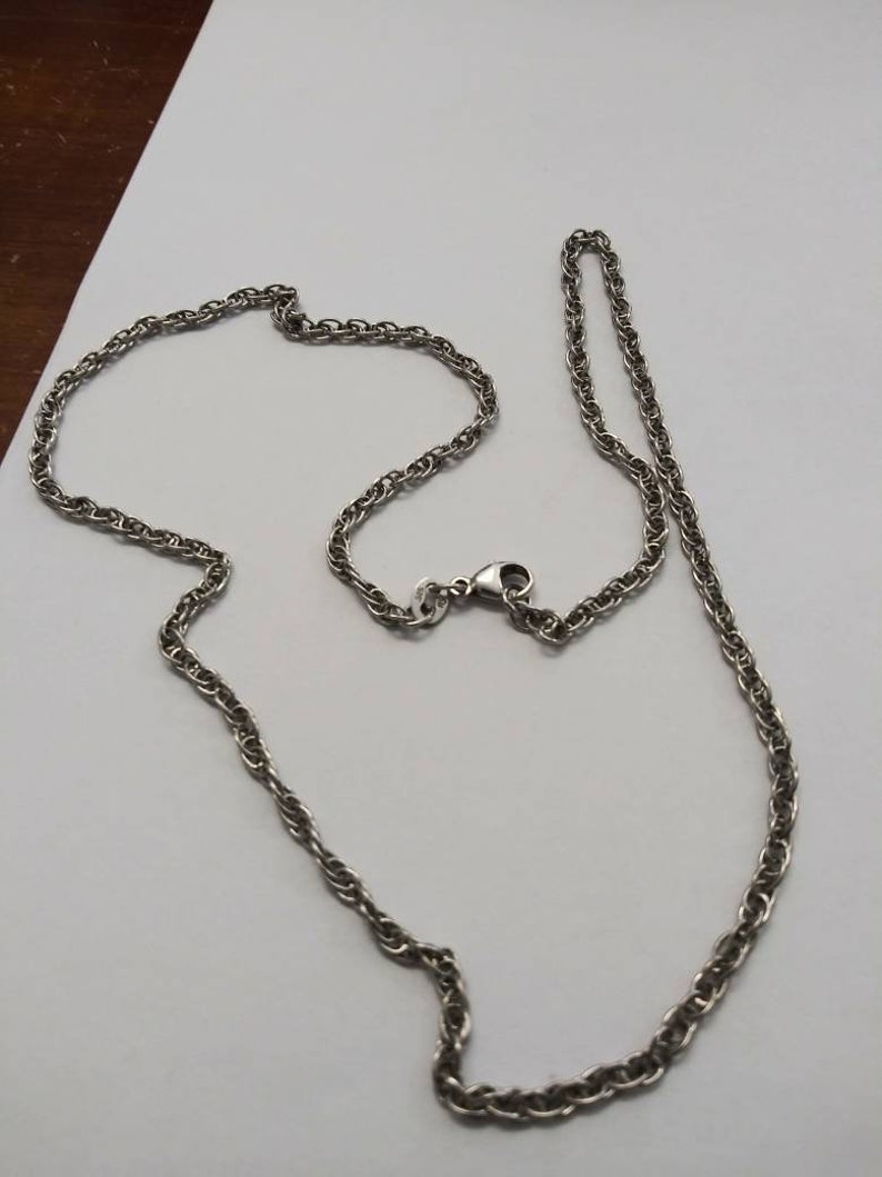 James Avery Sterling Silver Rope Chain 17 Inches Etsy