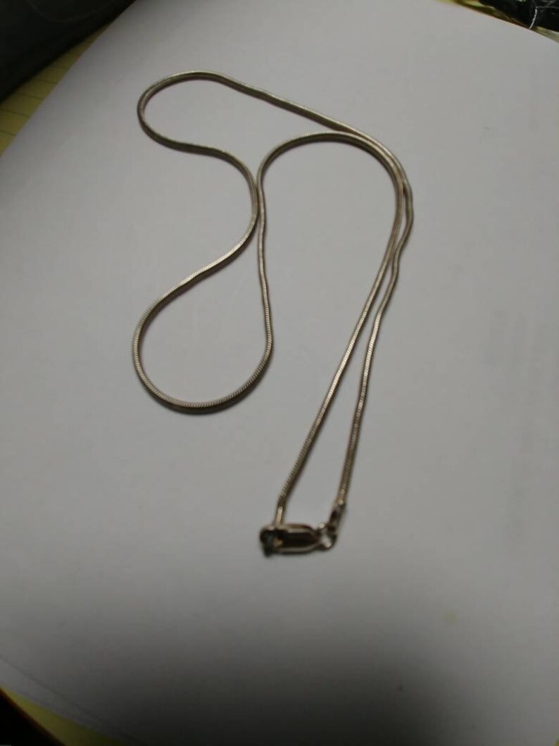 Sterling Silver Snake Chain Necklace