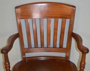 Antique Desk Chair Etsy