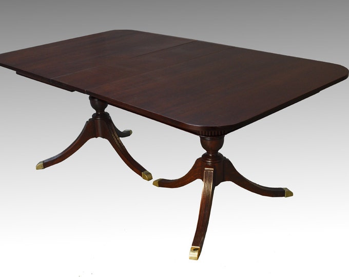 16740 Antique Mahogany Duncan Phyfe Dining Table W/1 Leaf - Etsy