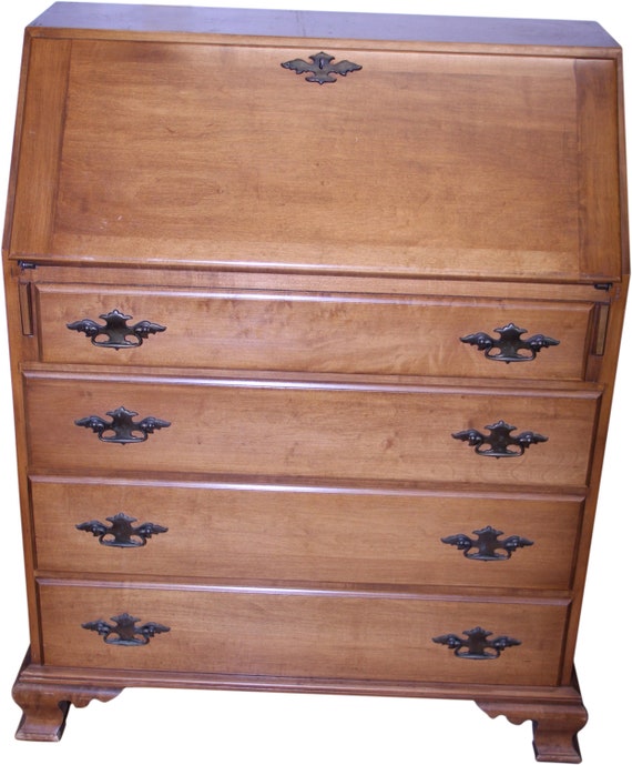 18262 Maple Governor Winthrop Desk Ethan Allen Etsy