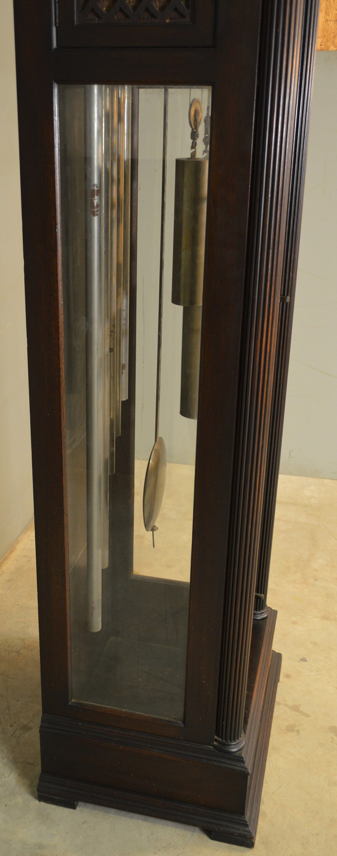 Antique Grandfather Clock With Tubes by Hanson Clock Company Etsy