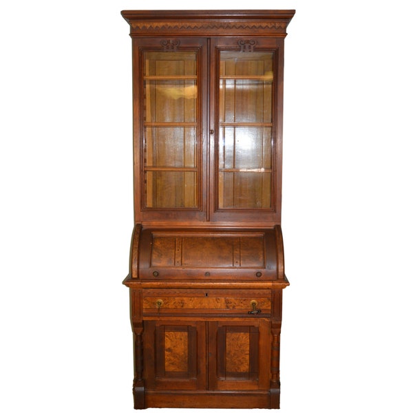 Antique Bookcase Etsy