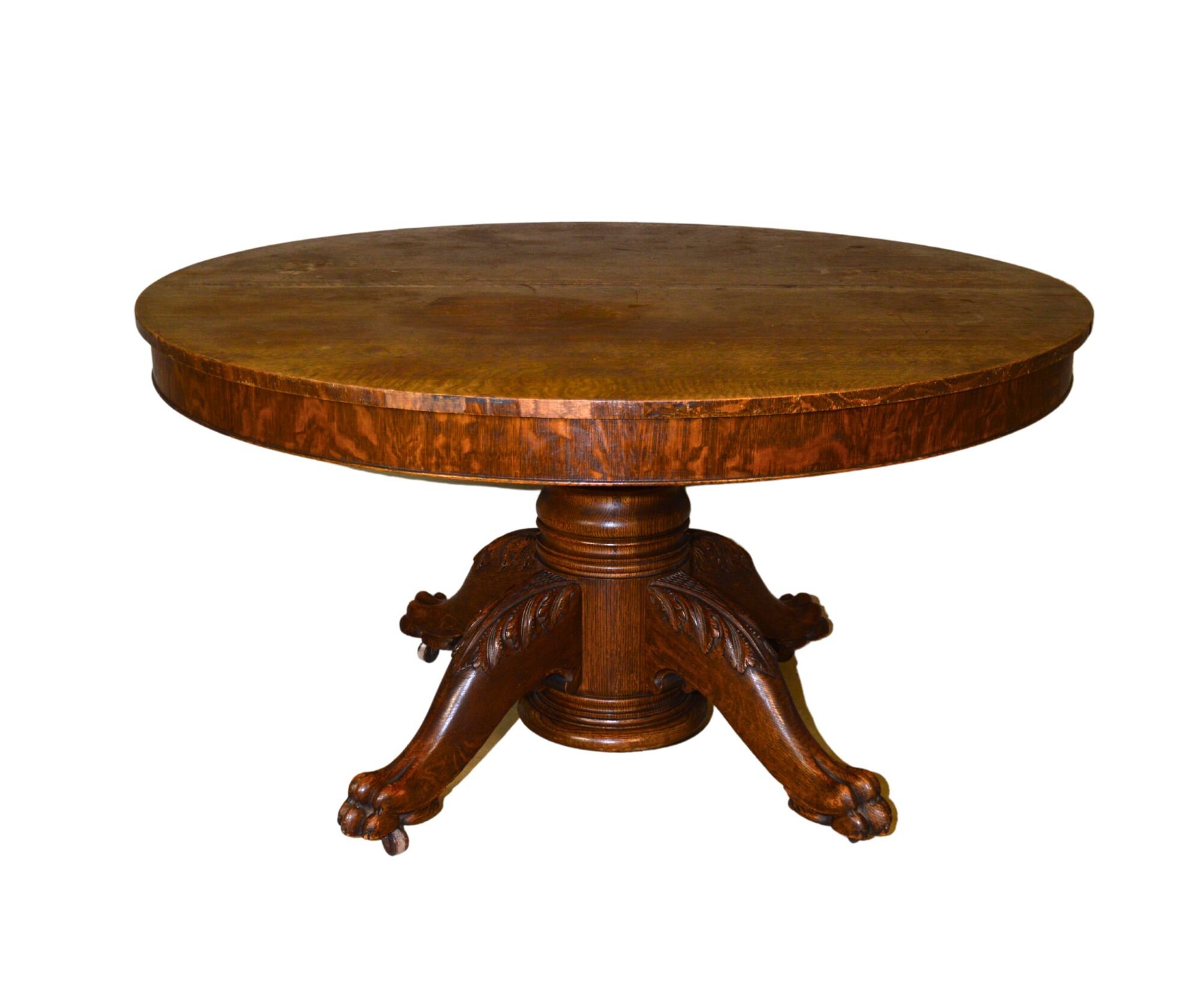 Antique Dining Room Table, Carved Oak Banquet Table 21598 Etsy