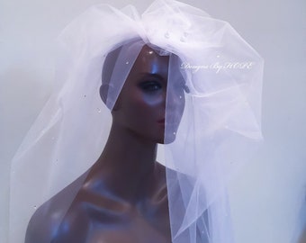 Designs By HOPE    Haute Couture  Accessories    Wedding Veil    High Fashion   Women  Special Occasion    Avant Garde    Millinery
