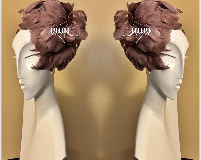 Featured listing image: Hats  Formal Hats  Crowns  Chapeau  Haute Couture Fascinator  Women's Hats  Women's Haute Couture Hats  Church Hats  Special Occasion  Art