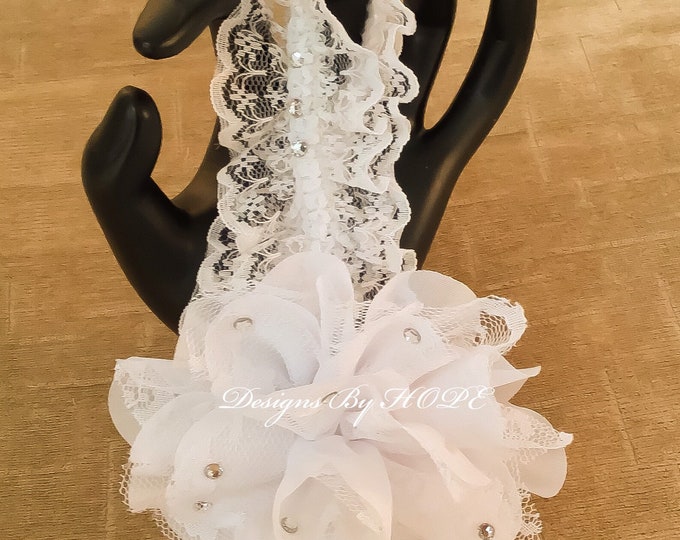 Featured listing image: Christening  Designs By HOPE    Baby   Haute Couture Accessories   Haute Couture Headband   Baby Girl  Infant