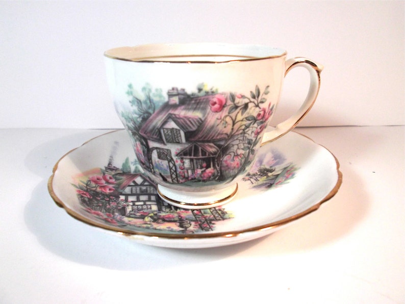 Vintage Duchess Bone China 'Brookfield' 658 Made in Etsy