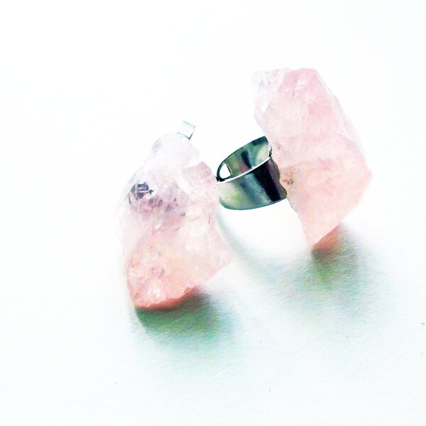 Thistle - Rose Quartz Ring