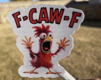 F-CAW-F Sticker(MATTE Finish Waterproof Sticker)