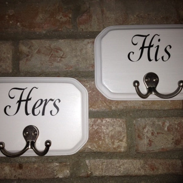 His and Hers Towel Rack