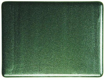Bullseye COE 90 Turquoise Blue Opal Fusible Glass Sheet Dbl Rolled BE0116F
