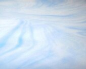 8x10 Sheet Spectrum Sky Blue White Semi Translucent Stained Glass Sheet S83351