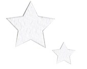 COE 90 Clear Tekta Star Choice Bullseye Precut Fusible Glass