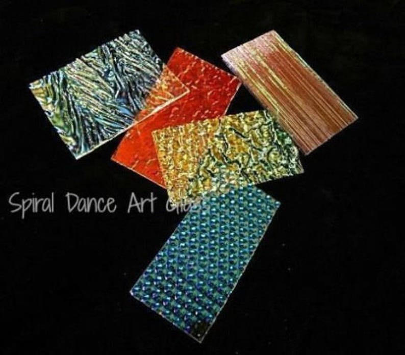 COE 90 DichroMagic DICHROIC Clear Ripple Jewelers Scrap Standard 1//2 lb