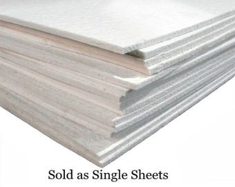 12x12 Semi Soft FiberFrax Fiber Paper 1/4" Thick Sheet KILN MOLD Fusing Supplies