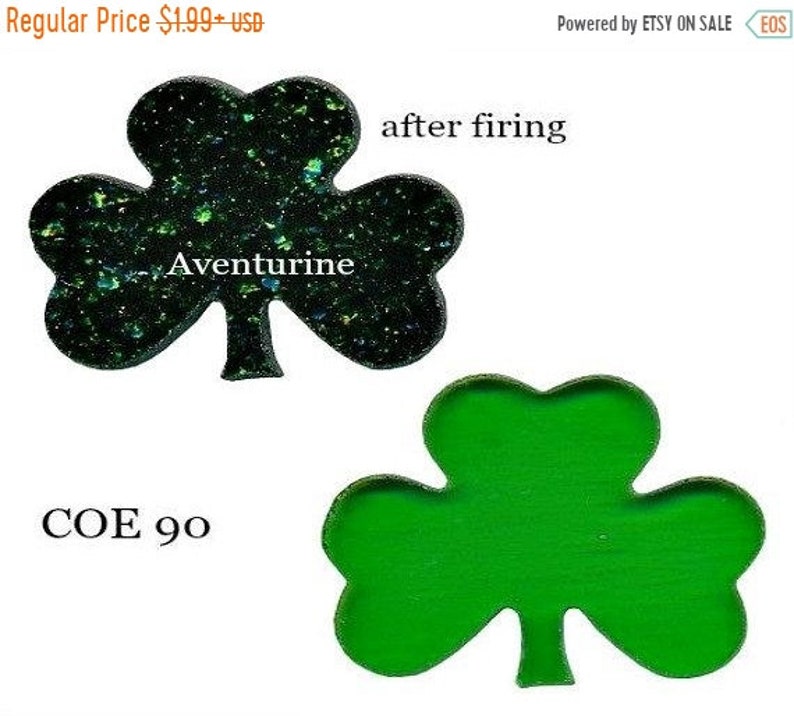 12 LIGHT AVENTURINE GREEN 1//2/" x 1//2/" 3mm BULLSEYE GLASS 90 COE