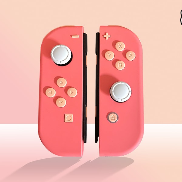 New OEM Custom Peach Tea Nintendo Switch Joy Cons