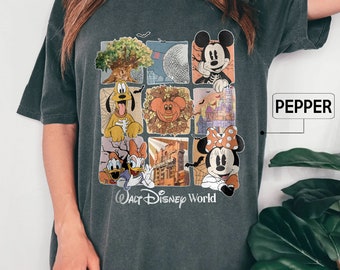 Comfort Colors® Retro Disney Shirt, Retro Fall Disneyland, Cute Fall Shirt, Halloween tshirt, Vintage DisneyWorld, Fall Disney Land Shirt