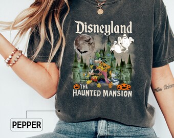 Comfort Colors® The Haunted Mansion Halloween Shirt, Disney Halloween 2022 T-Shirt, Disneyland Halloween Shirt, Disney Ride Shirt