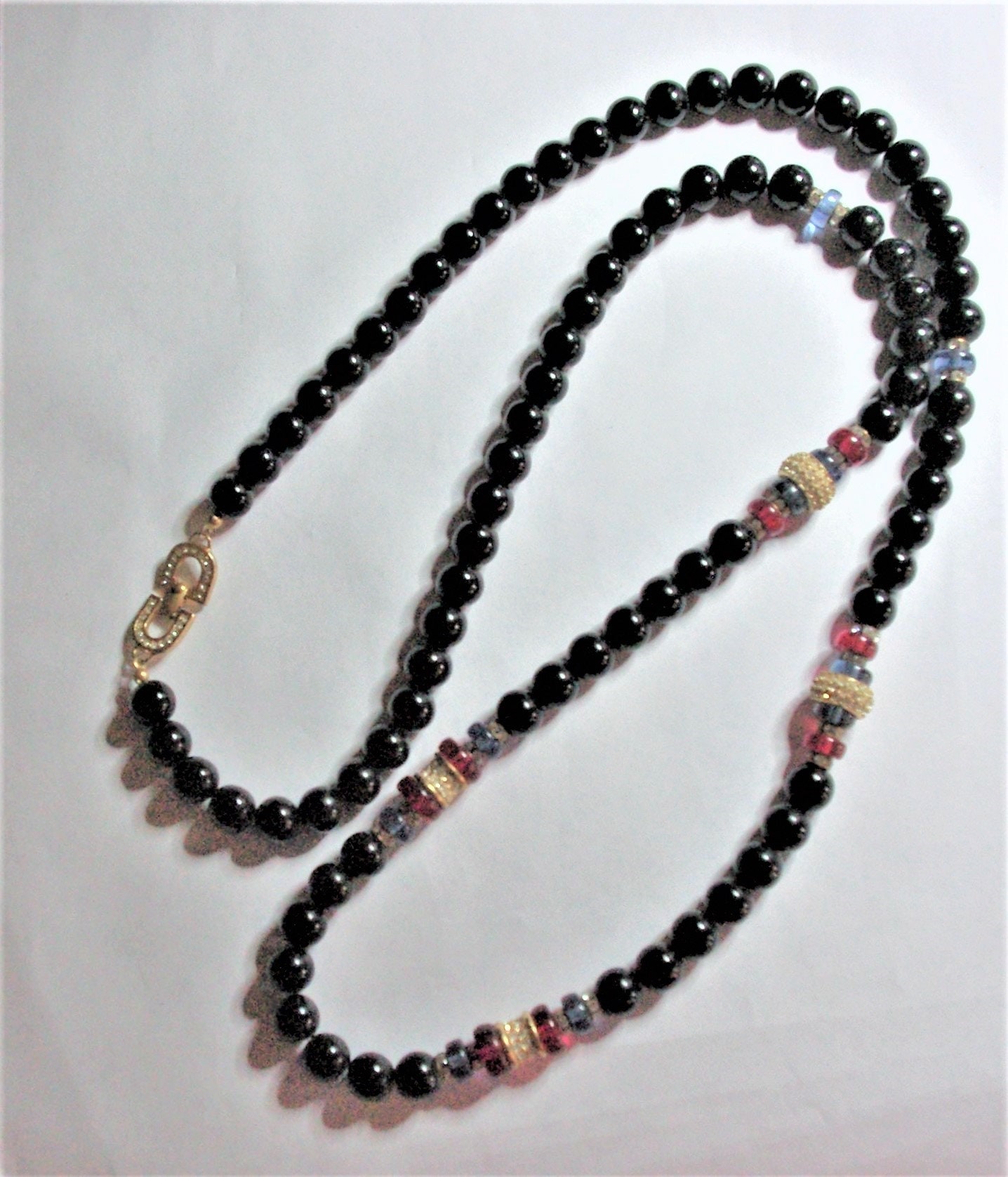 Dior on sale beaded necklace