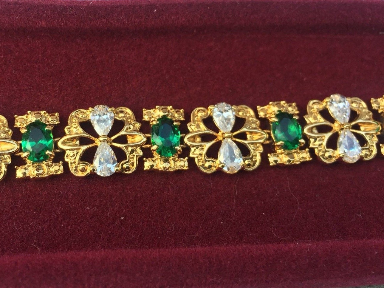 Buy Camrose & Kross Jacqueline Kennedy JBK Multi Color Swarovski Crystal  Bracelet Online in India - Etsy