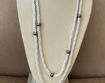 JBK Jackie Kennedy Long Twisted Rope  Necklace by Camrose & Kross