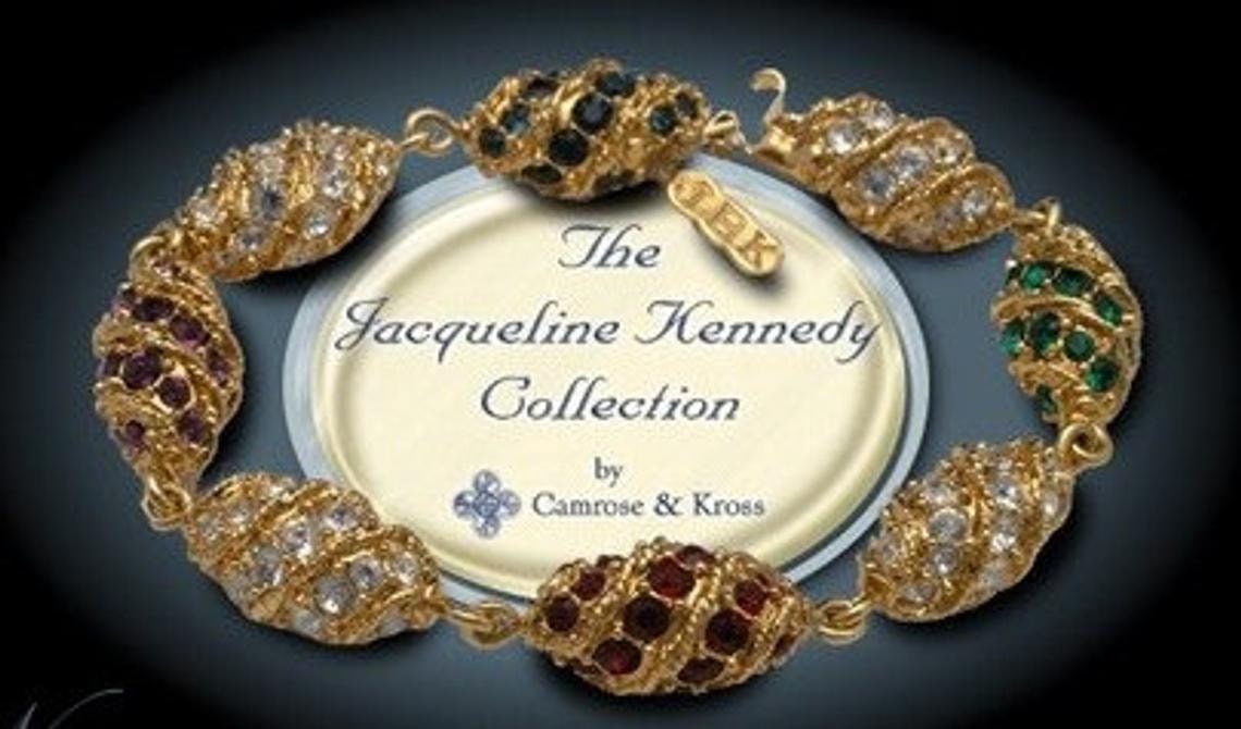 Jackie Kennedy PEARL NECKLACE SET Famous Triple Strand Pearl Necklace with Silver Stud Earrings
