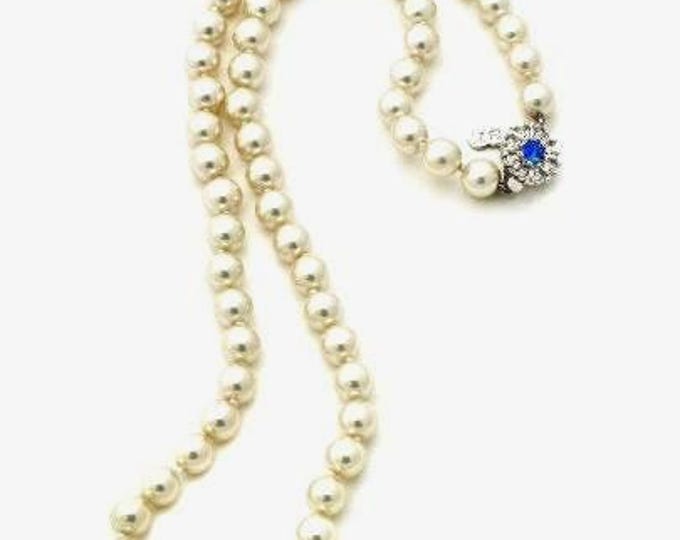 JBK GRADUATION GIFT Single Strand Pearl Necklace Jackie Kennedy One Strand Pearl Necklace Gift for Her Graduation or Gift for Woman 495gr