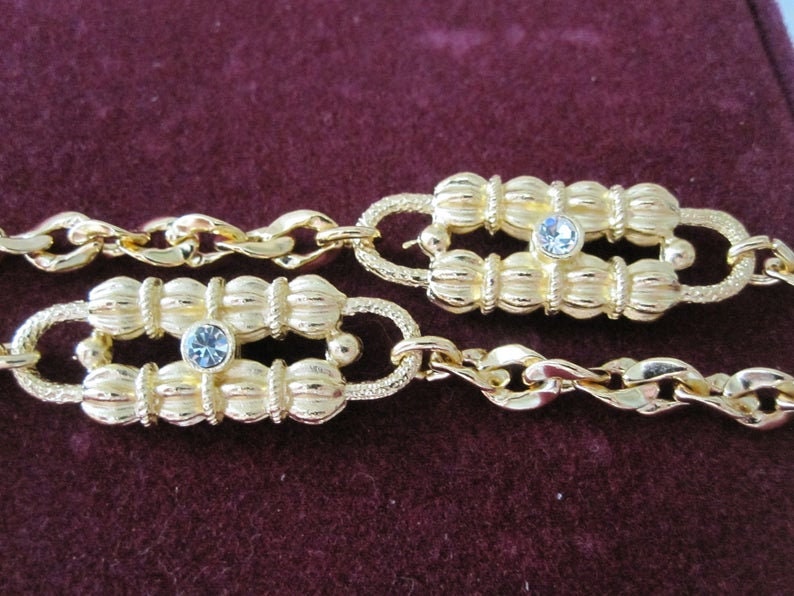 Jackie Kennedy Paperclip Necklace by Coco Chanel 217 tms1 Etsy