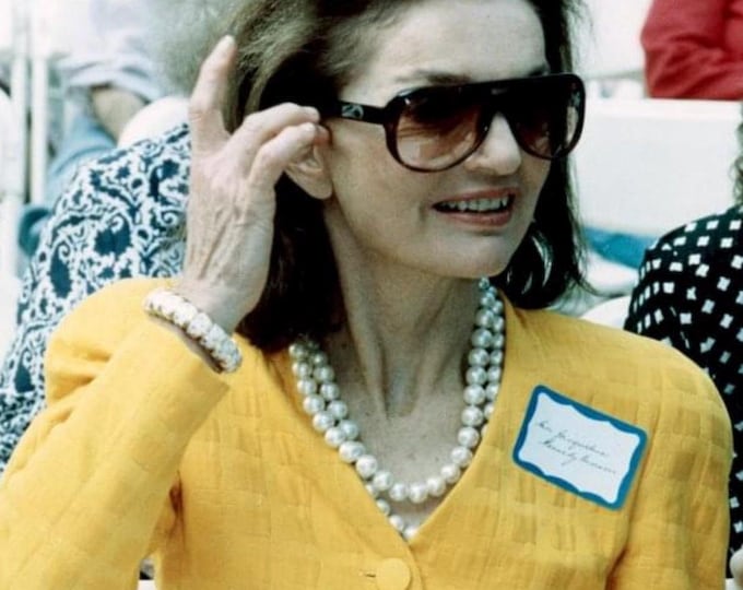 ANNIVERSARY GIFT for Wife Jackie Kennedy Double Strand Pearl Necklace with Extra Large Pearls JBK 2 Strand Pearl Necklace Gift for Her 496a