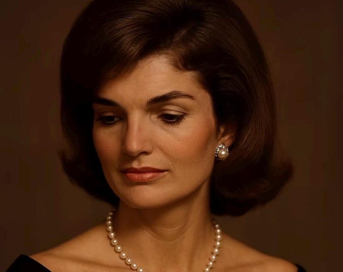 JBK Jackie Kennedy Style Pearl Necklac: Silver Clasp with Blue Stone, June Birthstone