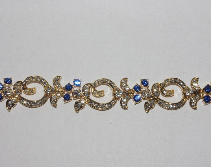 Jackie Kennedy Sapphire Bracelet Size 7-8 - #113