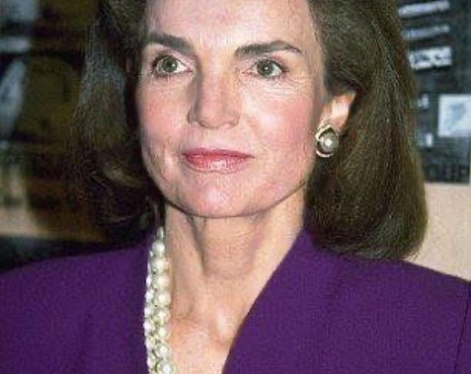GIFT for WOMAN JBK Double Strand Pearl Necklace Jackie Kennedy 2 Strand Pearl Necklace with Large Pearls Birthday Gift for Her - 496mb