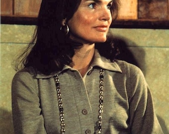 JBK Jackie Kennedy Long Necklace Gold and Black by Camrose and Kross Gift for Her - 207