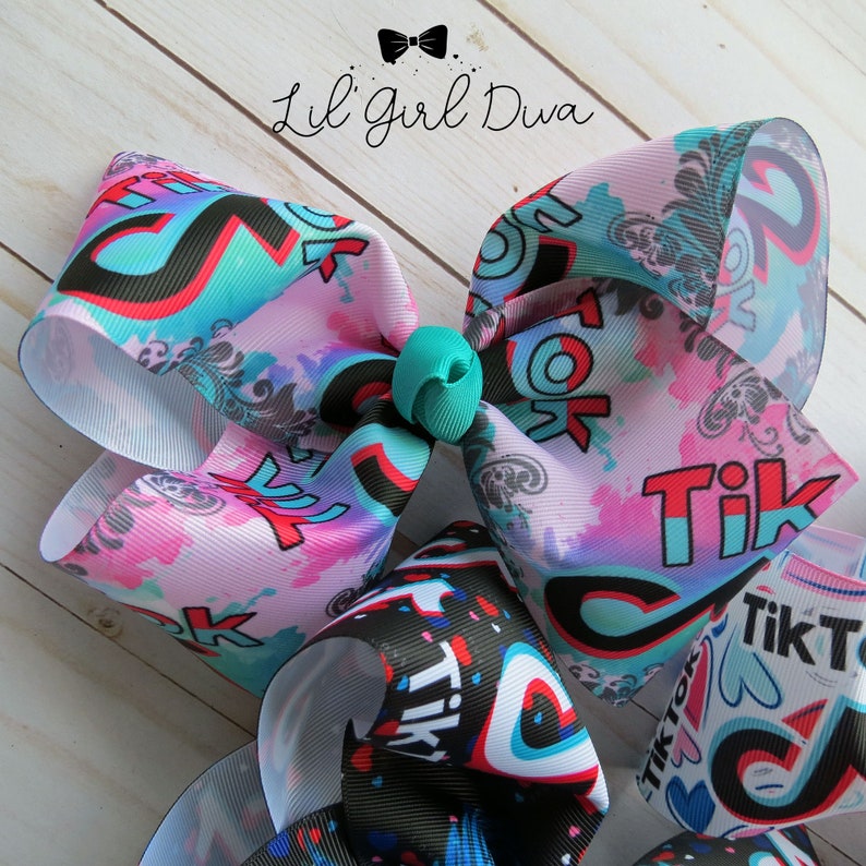 Tik Tok Bows Tik Tok Hair Accessories School Uniform Bows Etsy Hong Kong