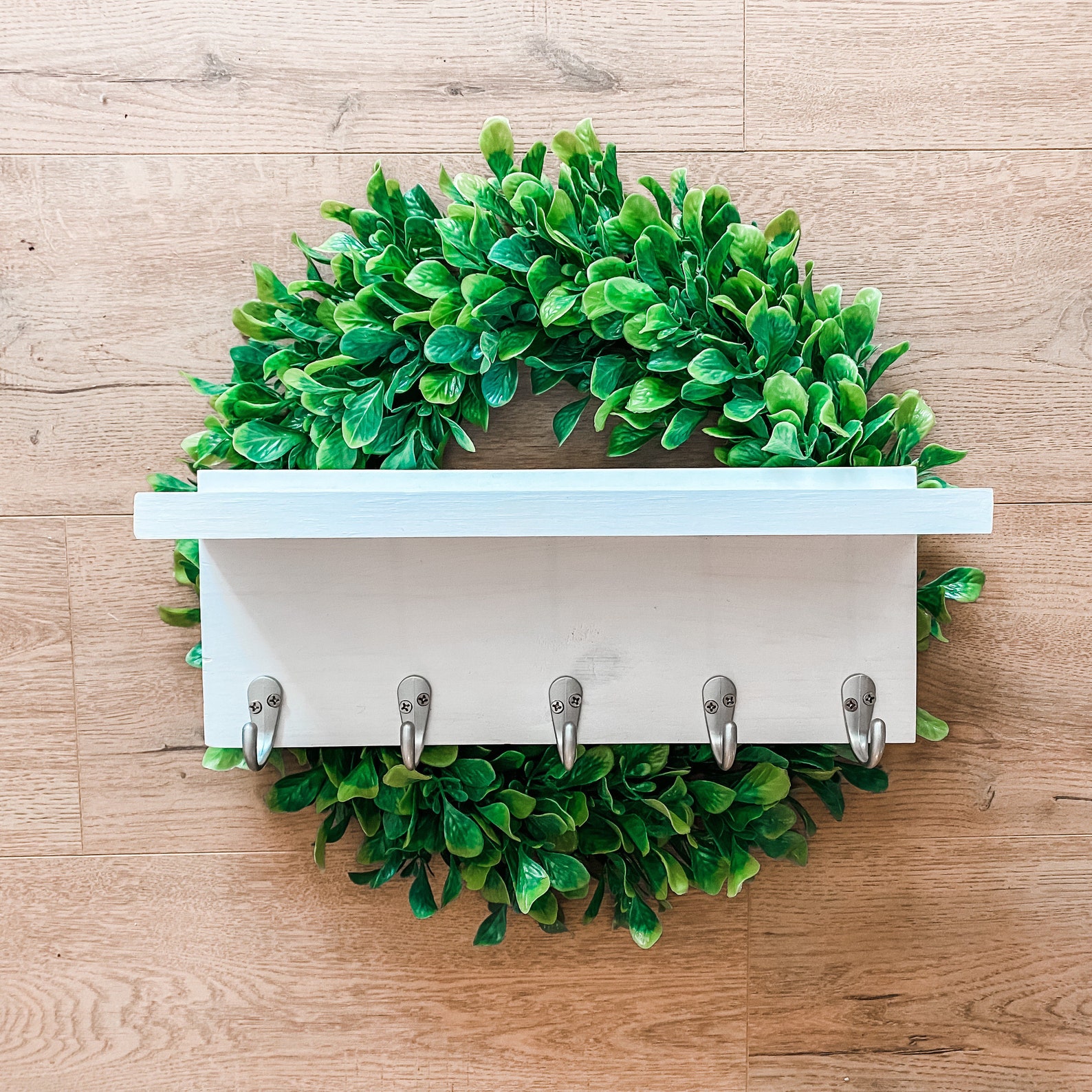 Key Holder for Wall With Hook and Shelf Key Holder for Wall Etsy