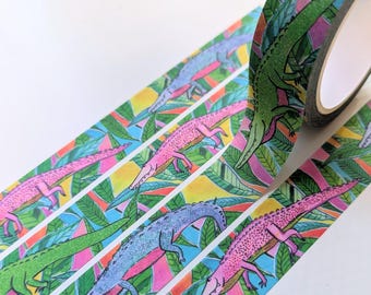 Watercolor Alligator Washi Tape