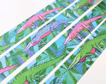 Blue Alligator Washi Tape