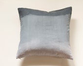 CLEARANCE: Grey Ombre Pillow Cover- 16"x16" Gray Decorative Throw Pillow Cover, Stormy skies throw pillow