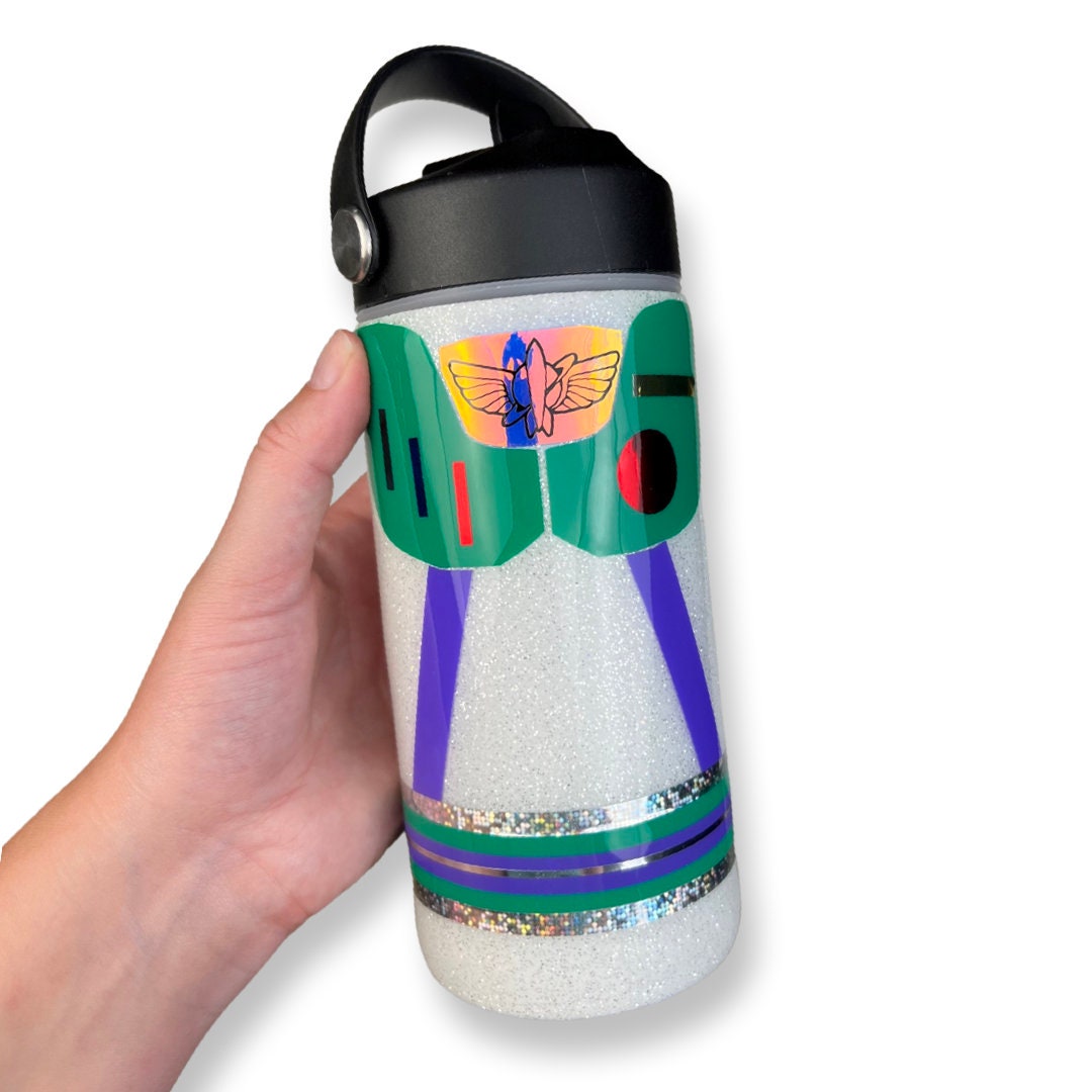 Set of 2 New Buzz Lightyear Stainless Insulated Thermos Bottle
