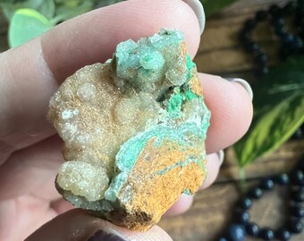 Smithsonite - blu/verde, naturale, cristalli, minerali (#N)
