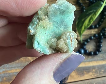 Smithsonite - blu/verde, naturale, cristalli, minerali (#K)