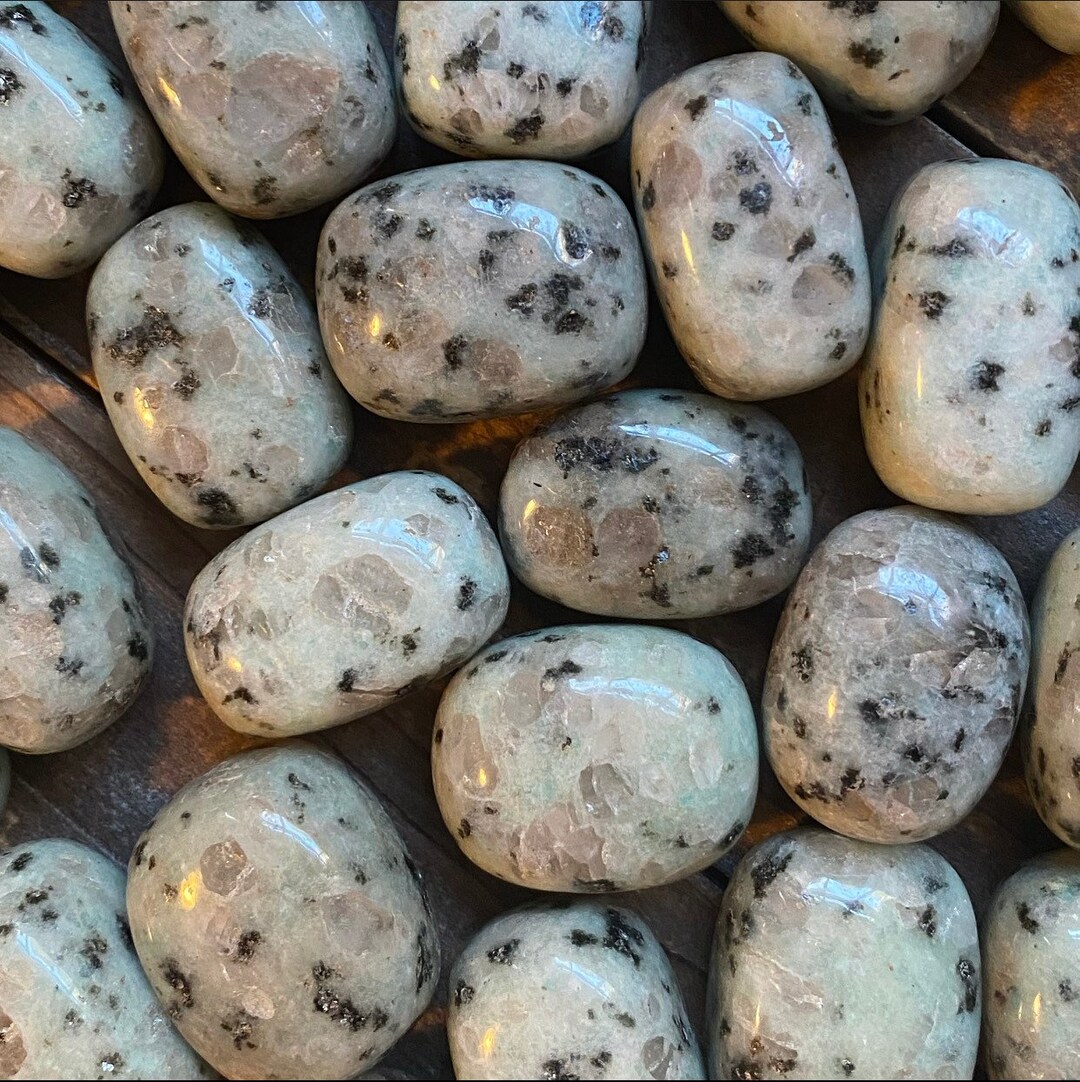 Kiwi Jasper Crystals Etsy